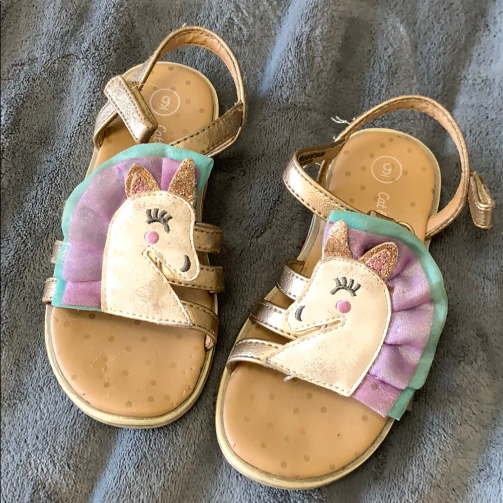 Girls Unicorn Sandals